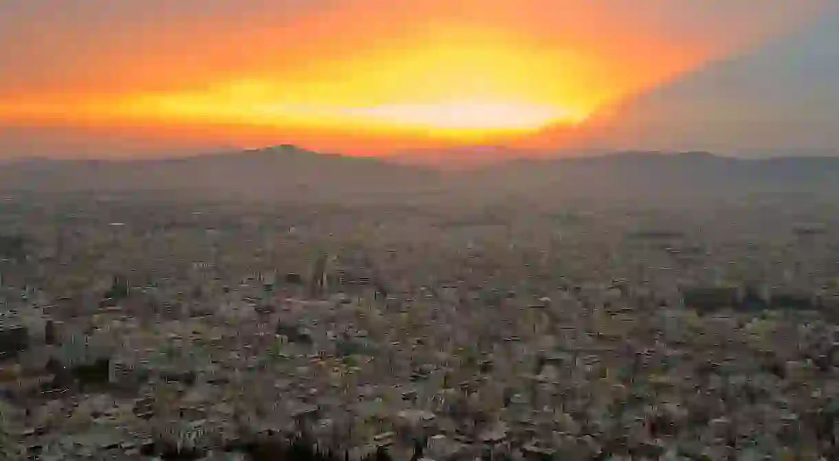 Sunset view from Lycabettus