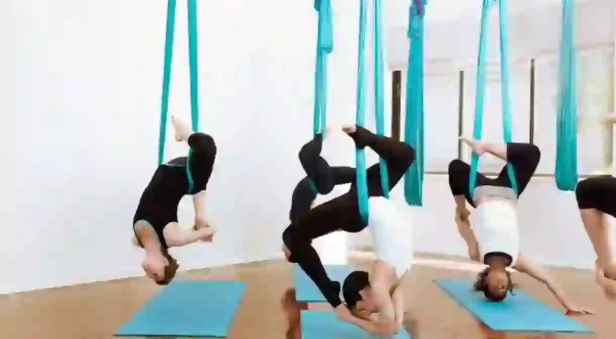 Courtesy of Unnata® Aerial Yoga