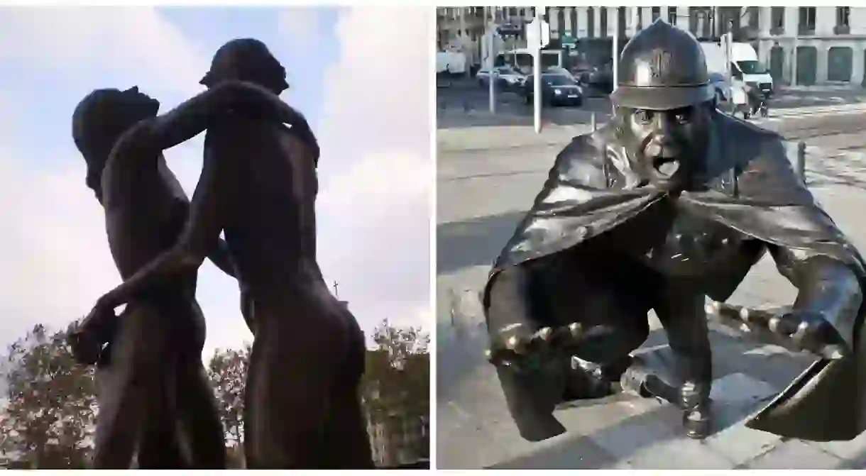 Brussels statues