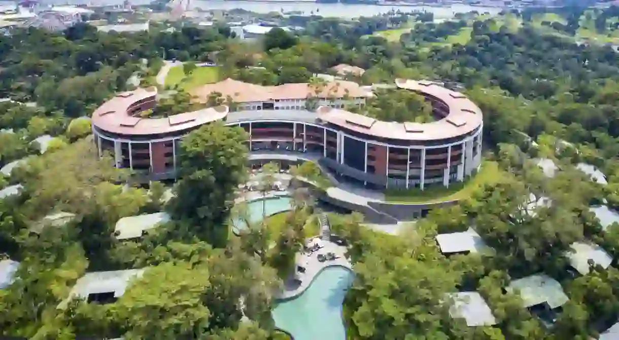 Aerial View of Capella Singapore