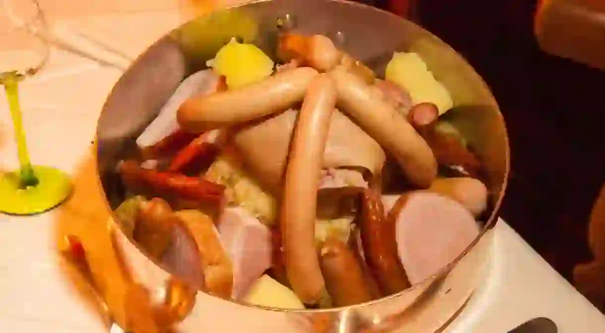 A hearty and delicious choucroute garnie