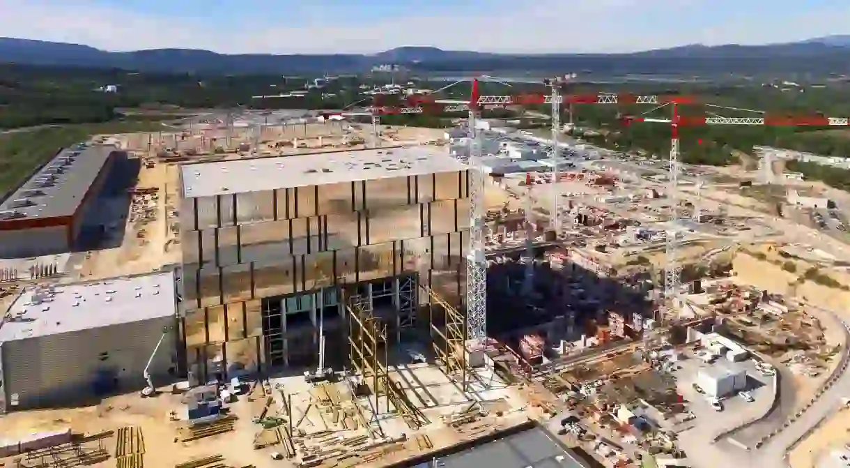 Construction at the ITER site │