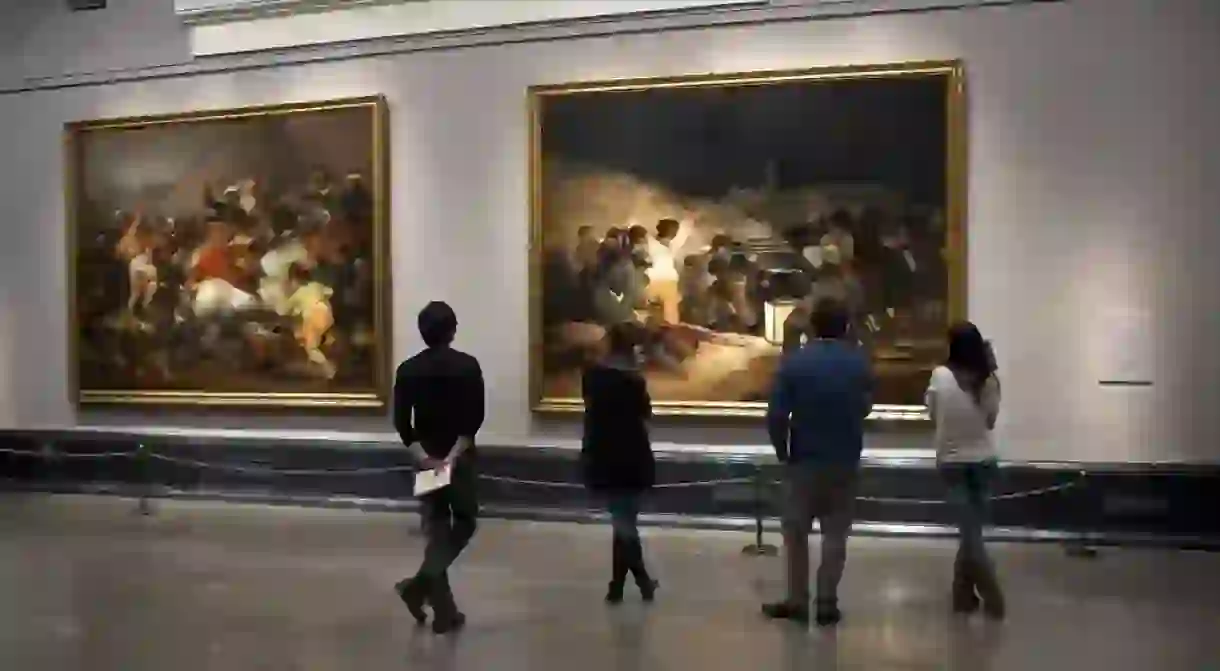 The famous Third of May painting by Francisco Goya