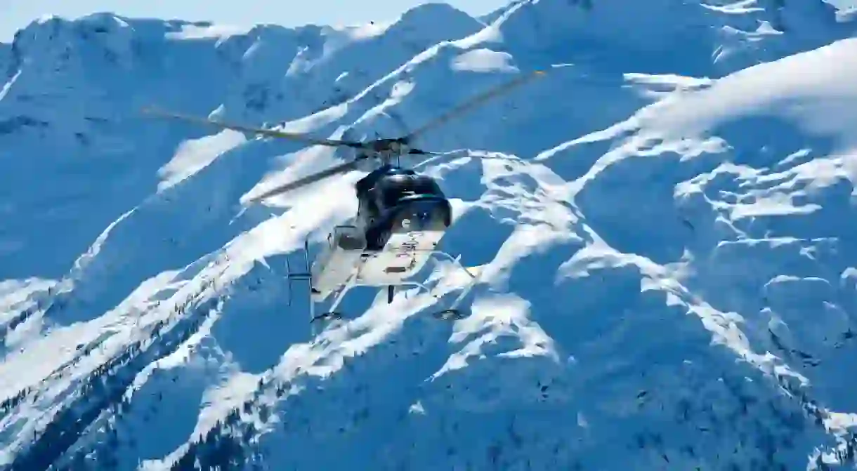 Heli-skiing in Whistler