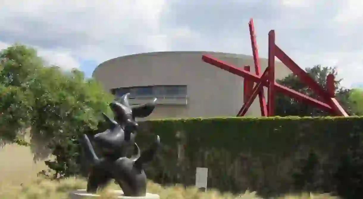 Step away from the crowds on the Mall and enjoy the solitude of the Hirshhorn Sculpture Garden