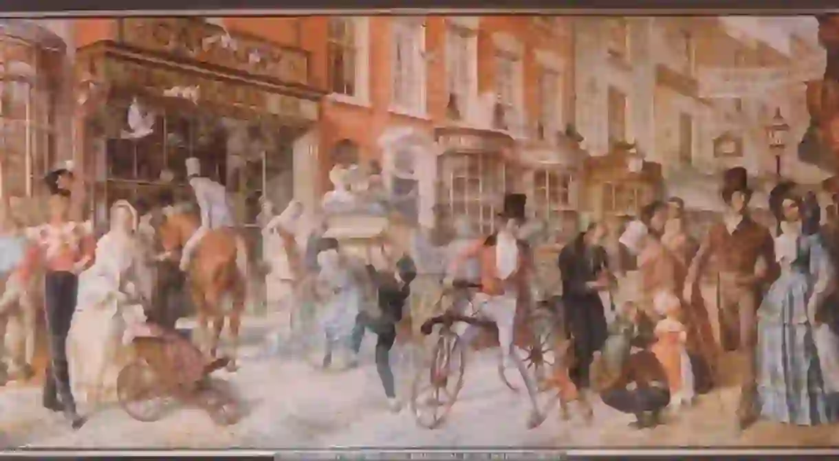 John Cadburys first shop on Bull St, 1824