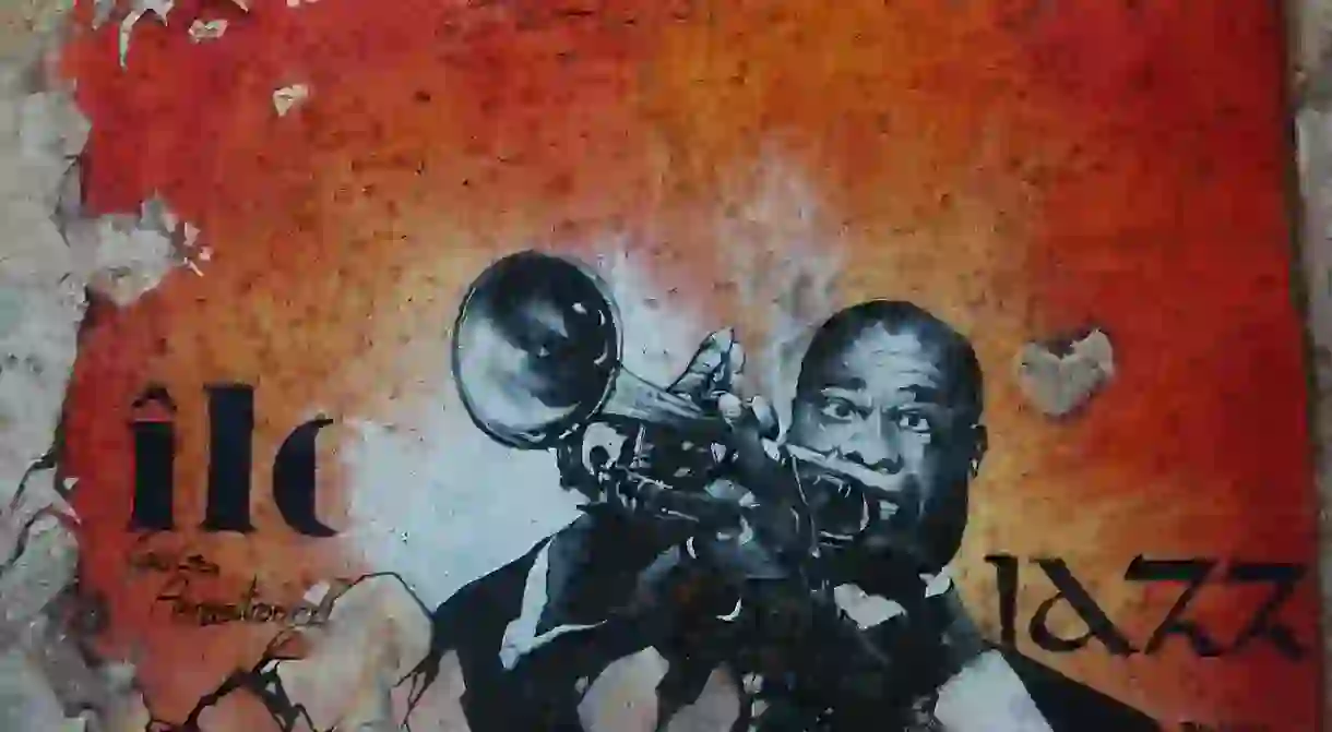 Louis Armstrong played at the very first international jazz festival in Nice