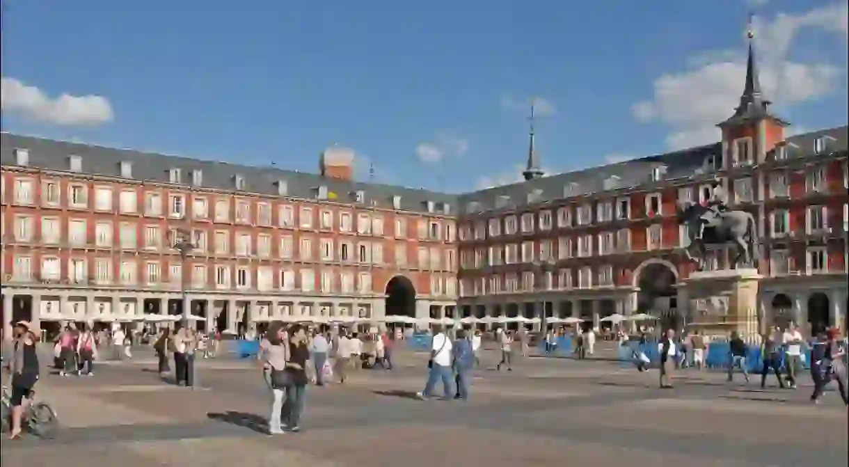 The Plaza Mayor in Madrid