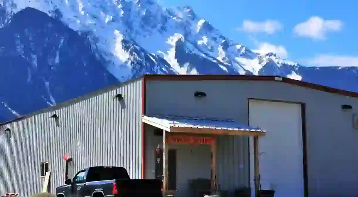 Pemberton Distillerys Backdrop