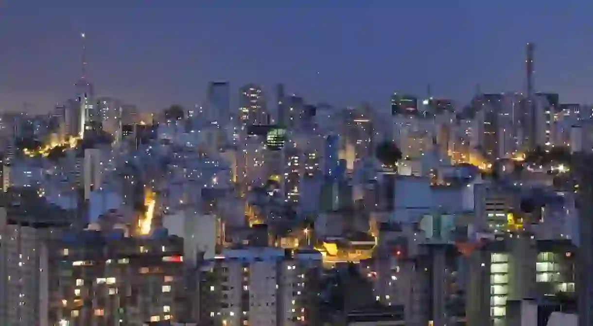 Panorama of Sao Paulo City