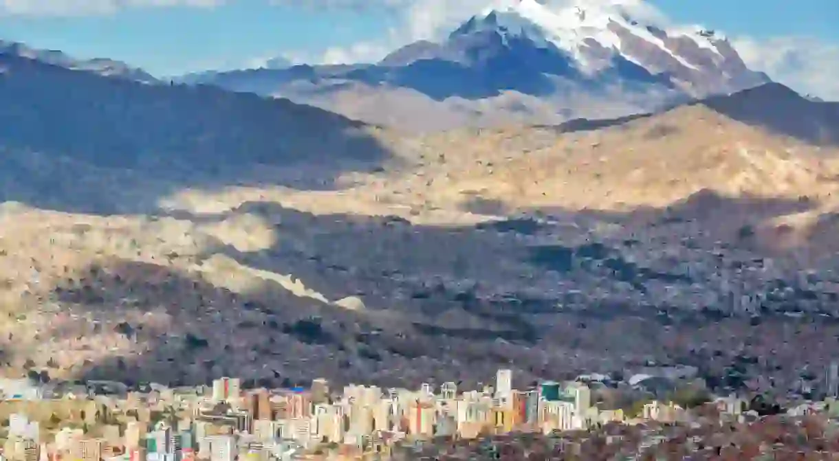 La Paz is a city in the clouds