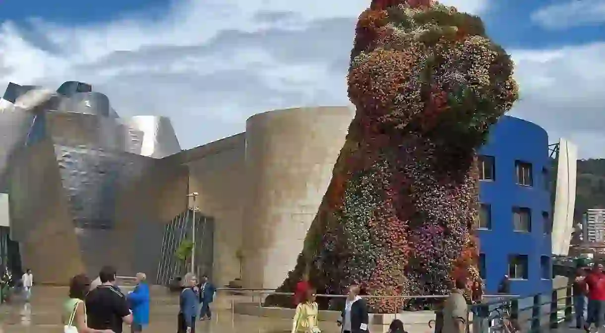 See Puppy by Jeff Koons at the Guggenheim Bilbao