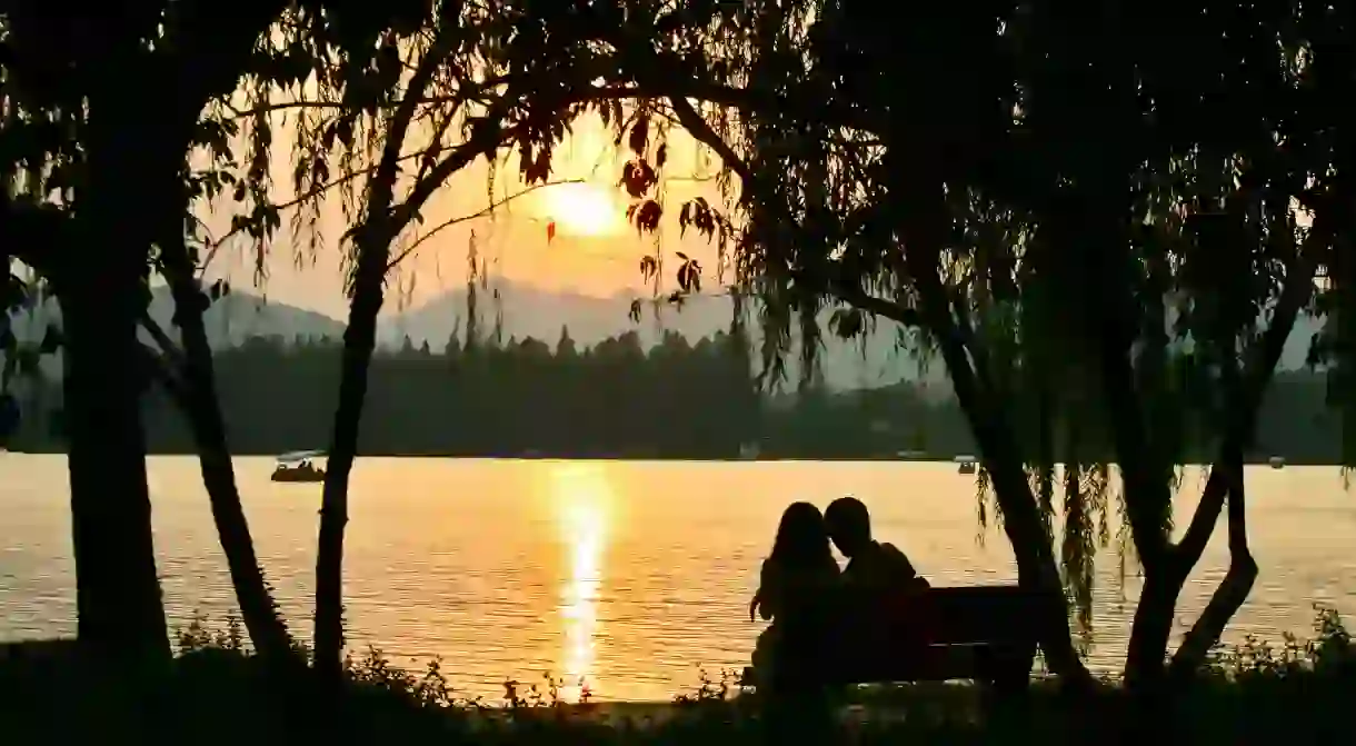 Couple by West Lake