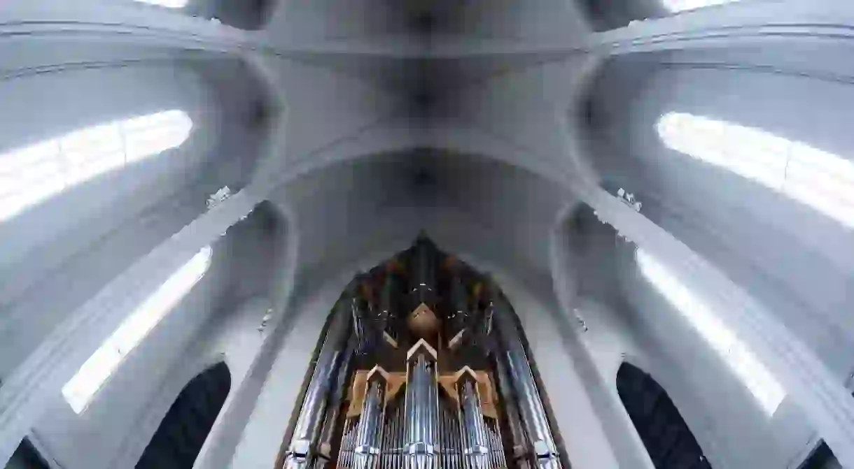 Organ inside Hallgrimskirkja