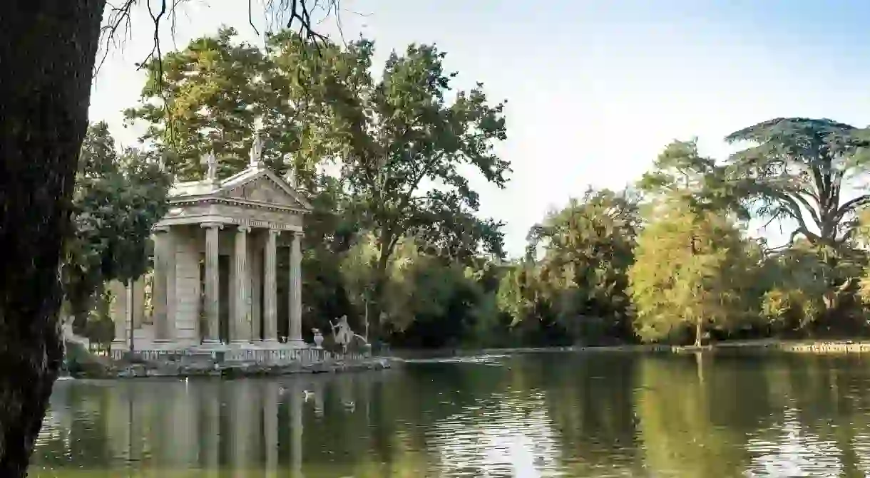 Lake at Villa Borghese