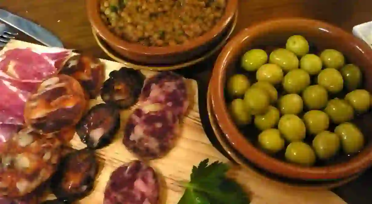 Amazing tapas can be found around the Puerta del Sol