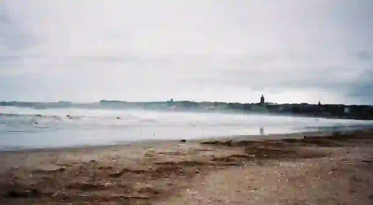 St Andrews beach in winter, 2012