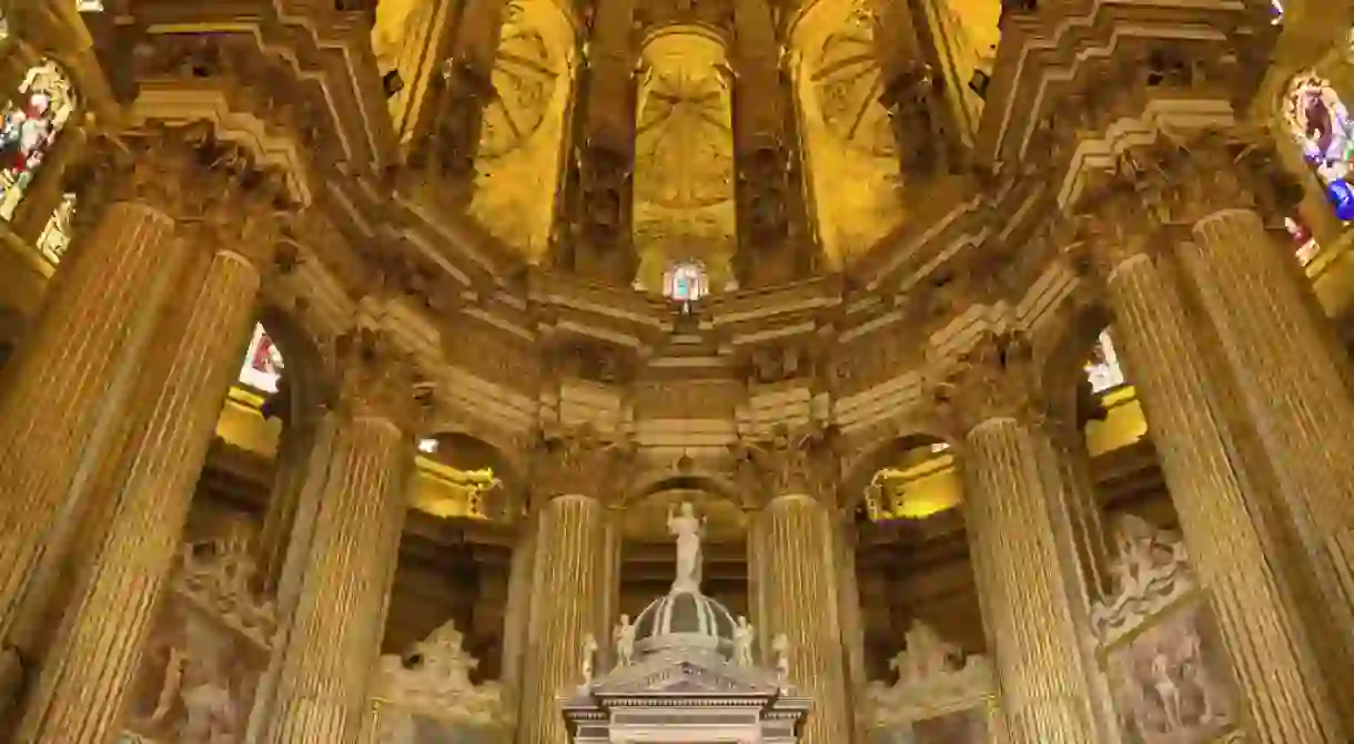 Málaga Cathedral interior