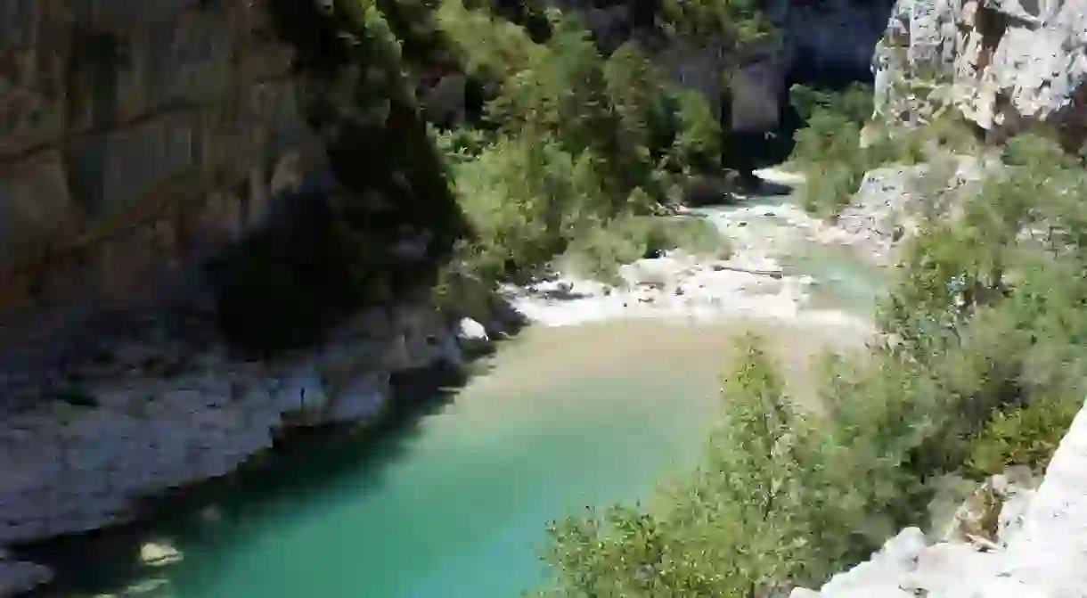 The Gorges du Verdon is one of the most stunning places to swim wild in France