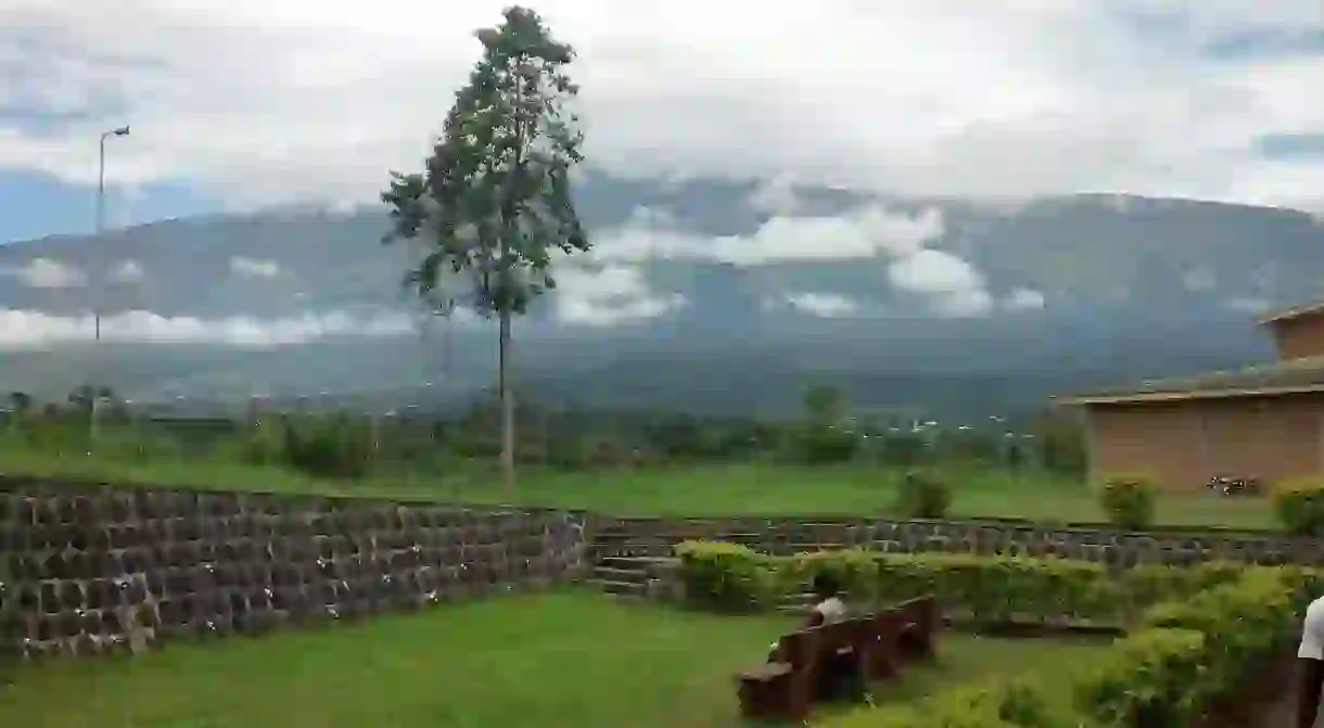 Mount Cameroon from Buea, Camerron.