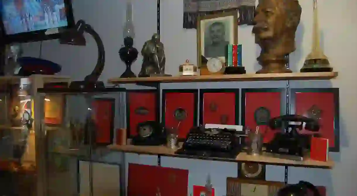 Display at KGB Museum