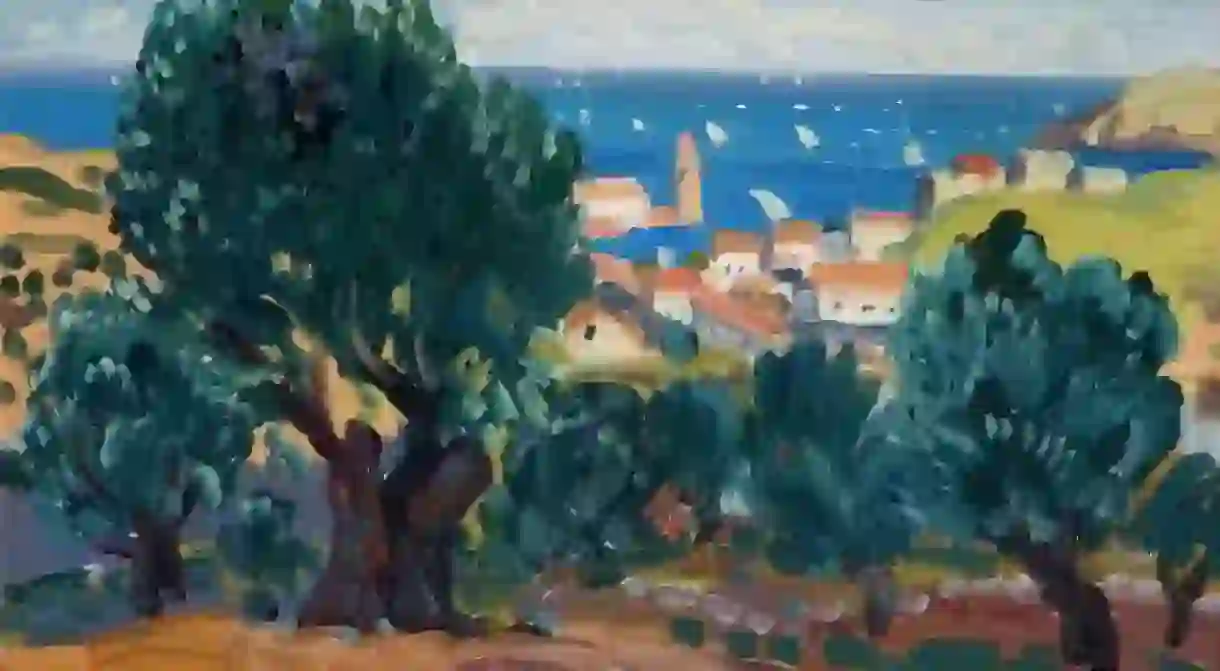 Olives at Collioure (1911), James Dixon Innes 1887-1914