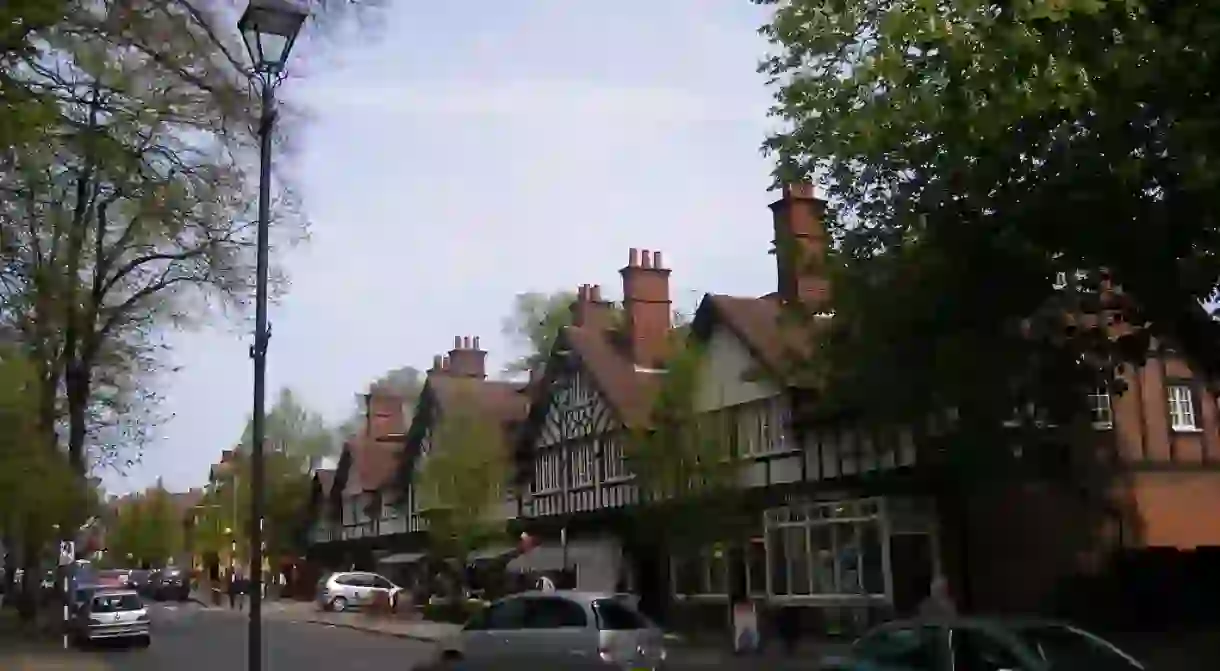 Bournville village green shops