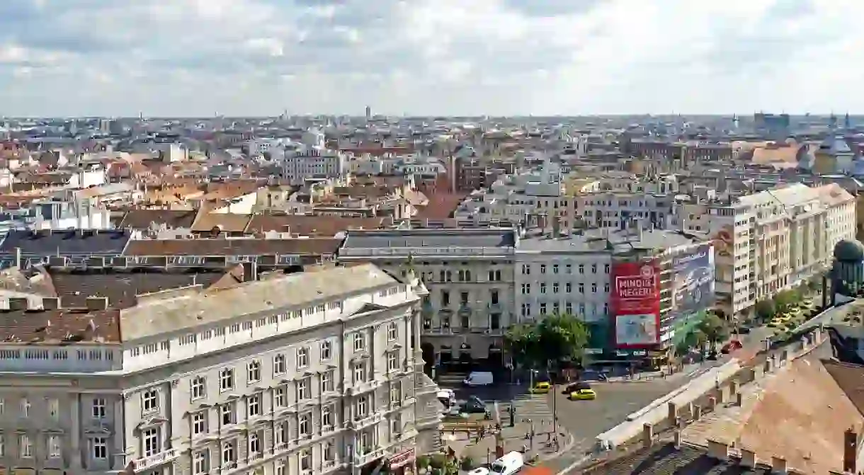 Budapest aerial view