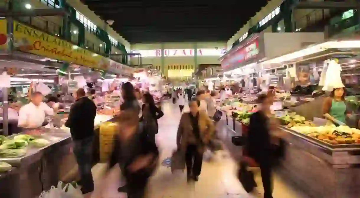 Ruzafa market hall in Valencia. Photo courtesy of Valencia Tourism