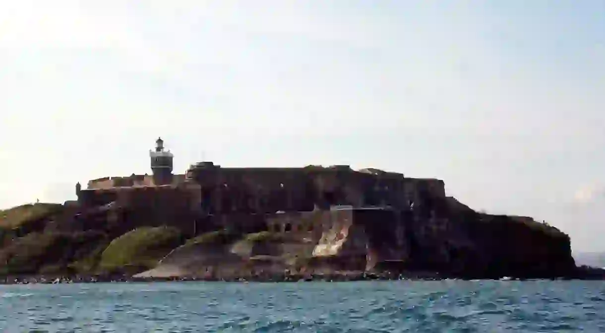 View of El Morro from the water