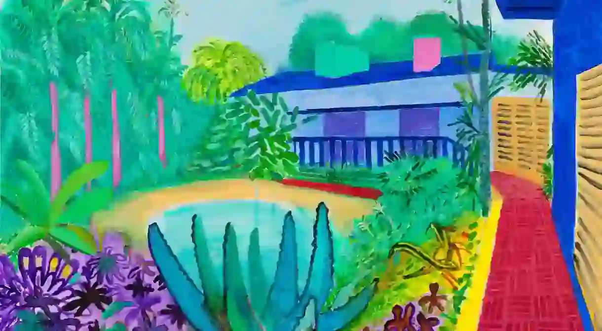 David Hockney Garden, 2015