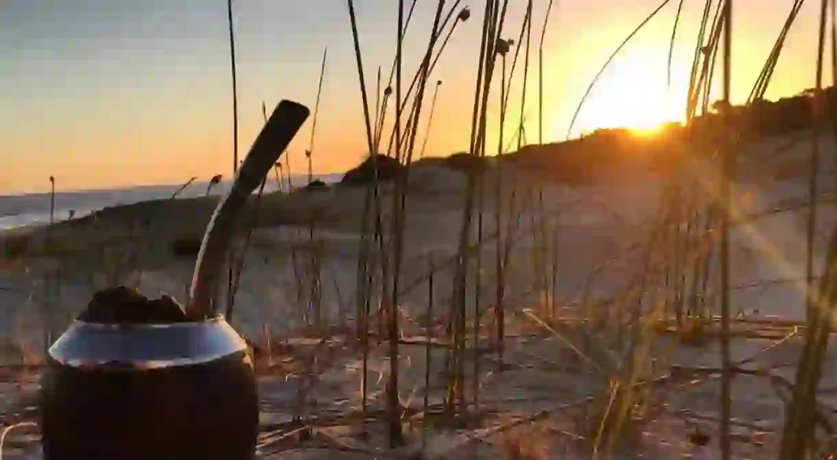 Mate on the beach