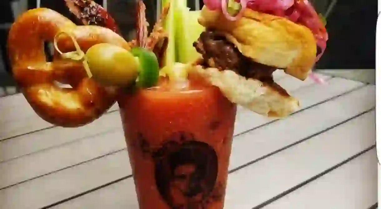 A Bloody Mary at Rock & Reillys