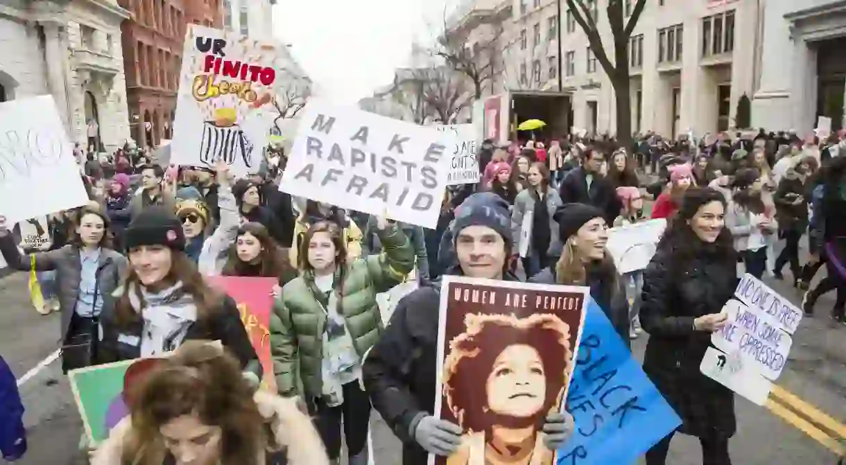 Womens March protesters.