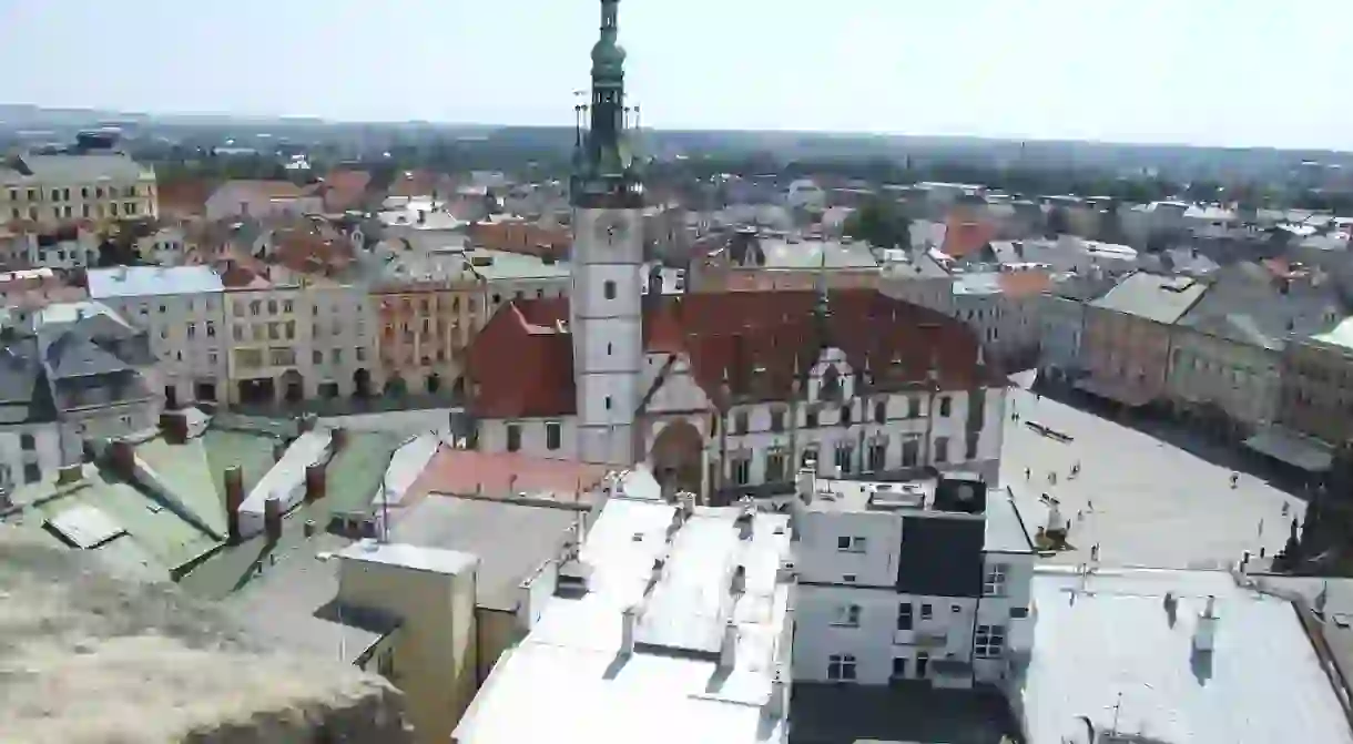 View of Olomouc from above