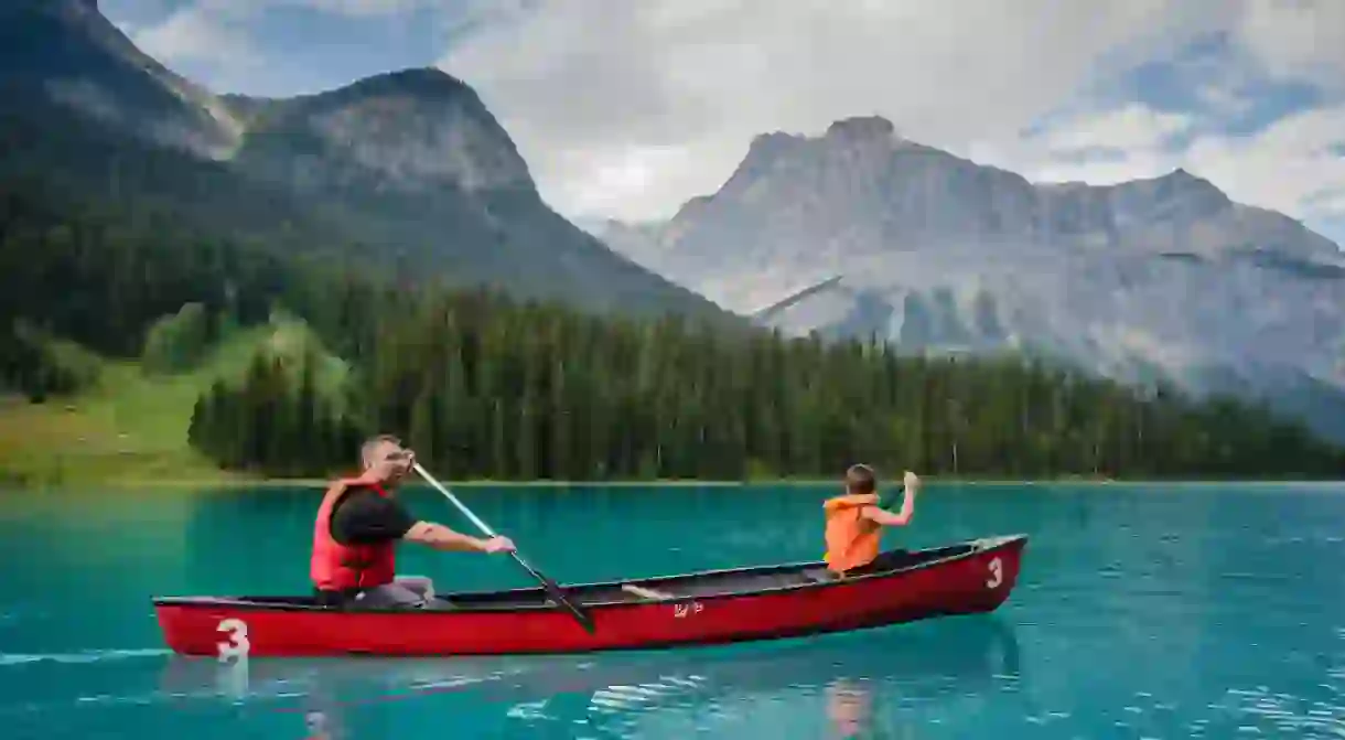 Emerald Lake in the Canadian Rockies