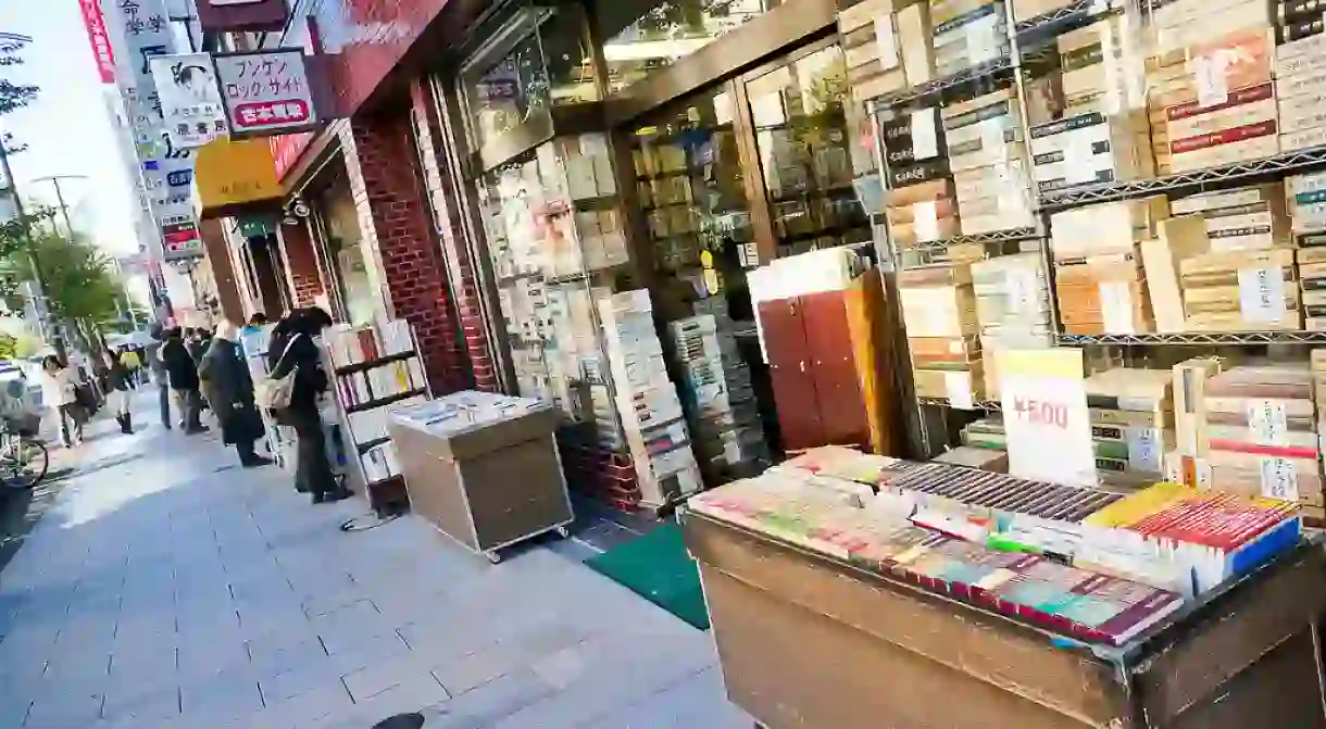 Books for sale in Jimbocho, Tokyos Book Town