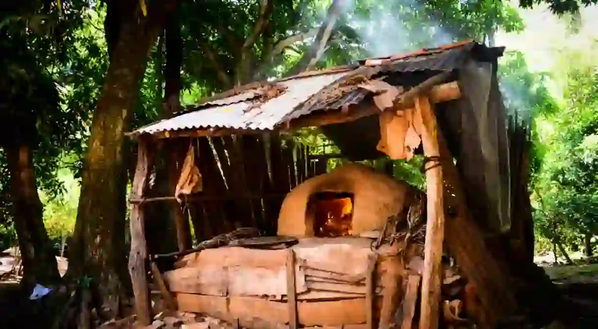 A traditional Paraguayan clay oven