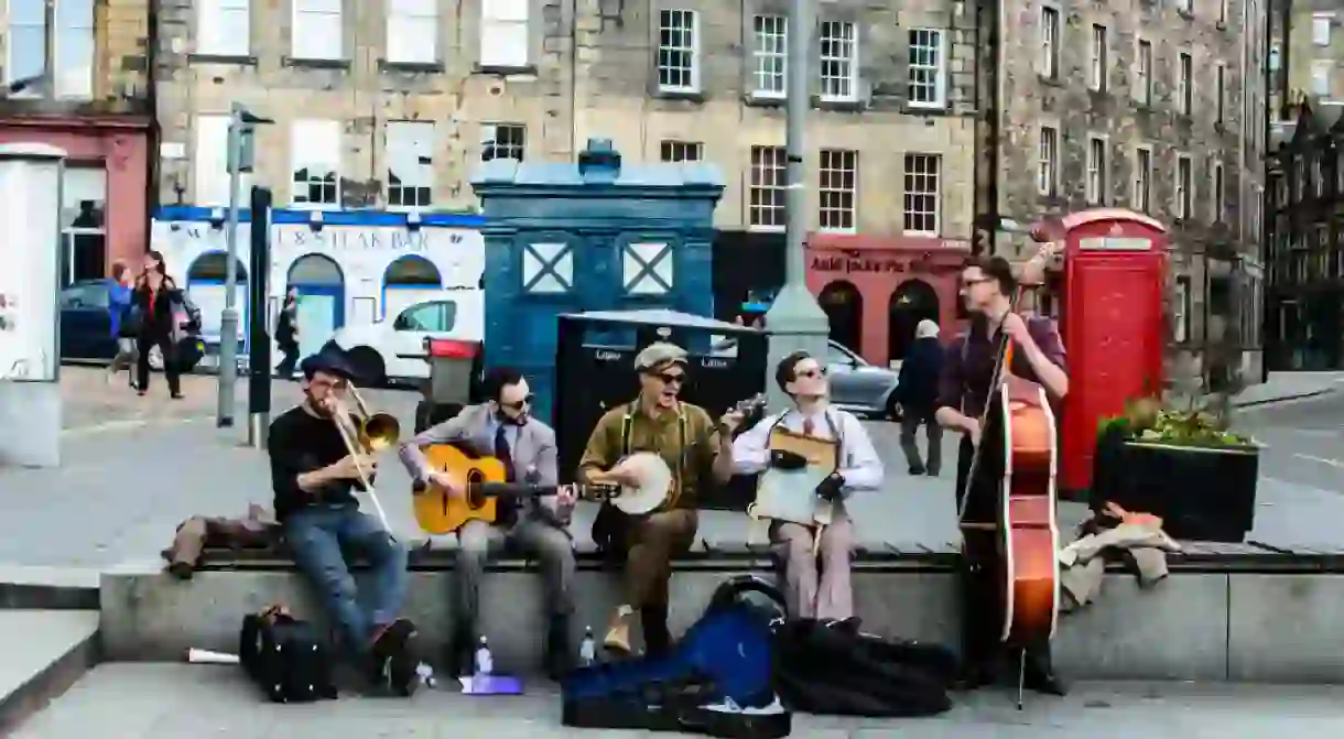 Band Of Hipsters In Edinburgh