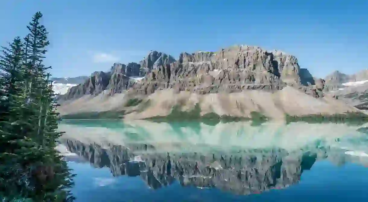 Bow Lake in Banff National Park