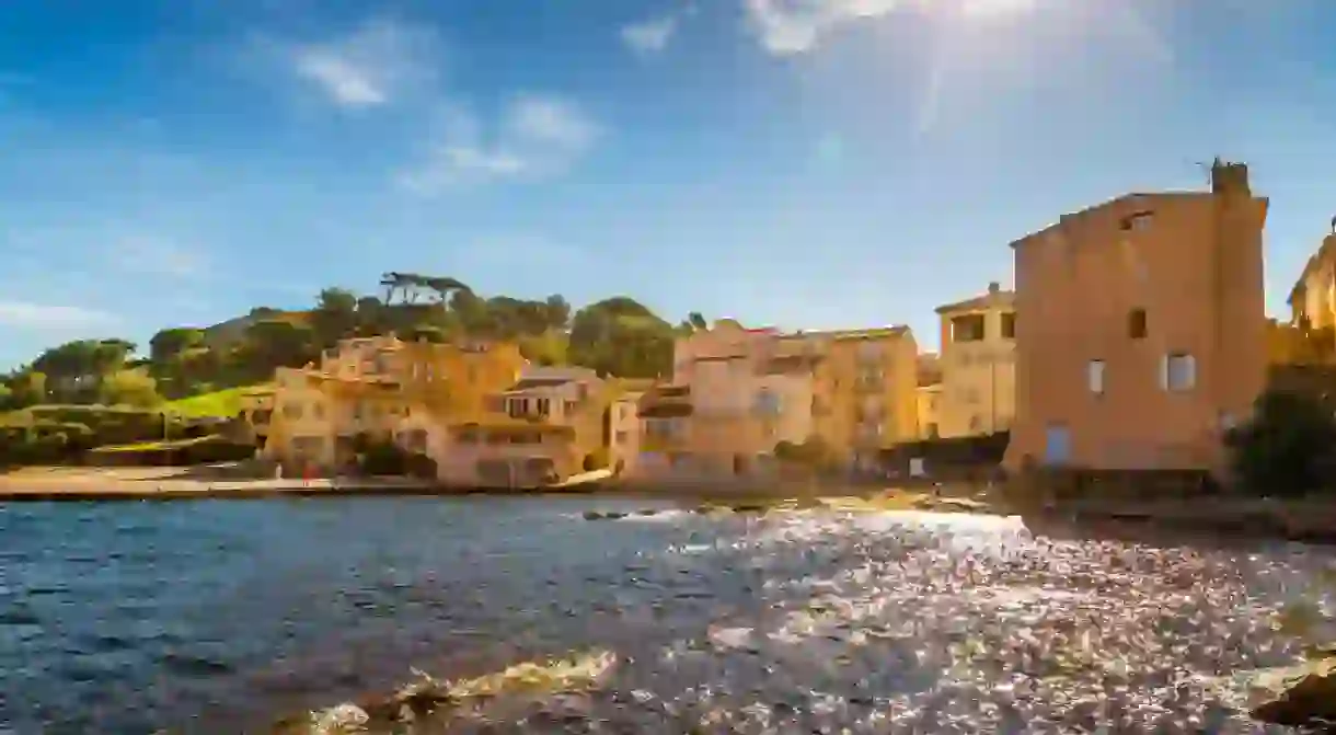 The historic fishing village of St Tropez