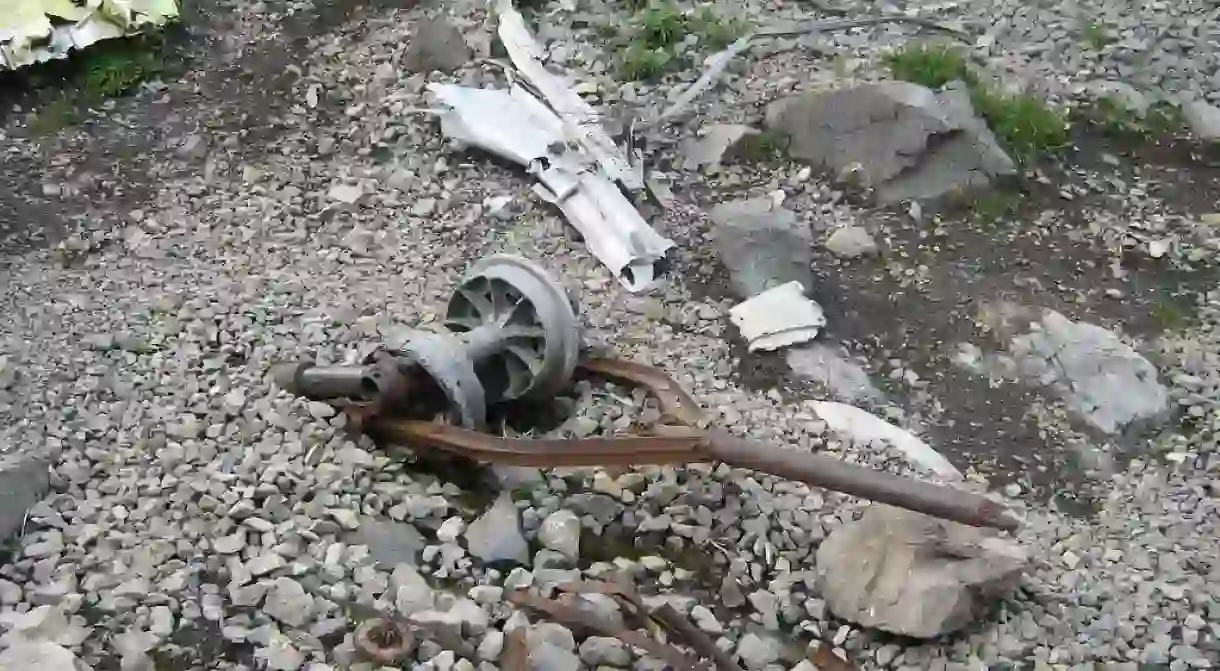 Dakota Plane Crash - wreckage