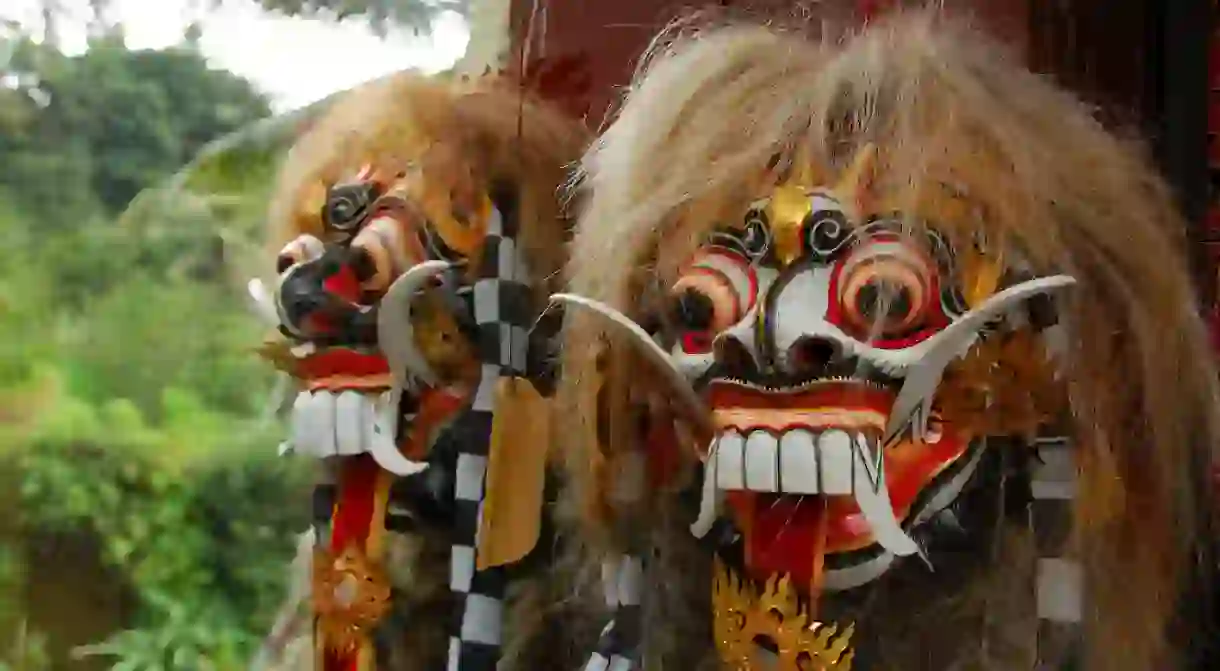 Wooden Barong Mask