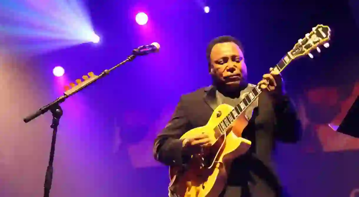 Jazz superstar George Benson performs at the Cape Town International Jazz Festival