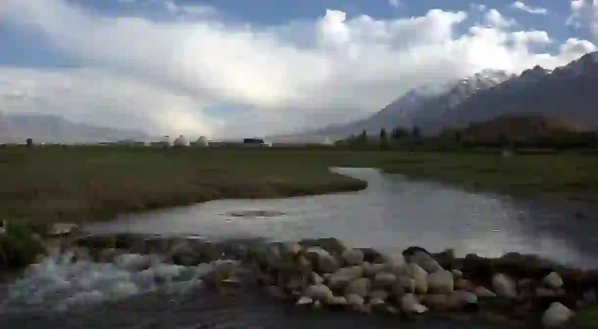 River in Tashkurgan Meadow