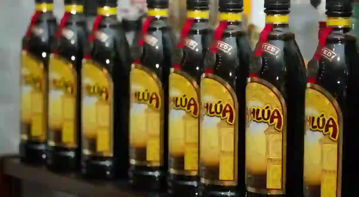 Kahlúa bottles