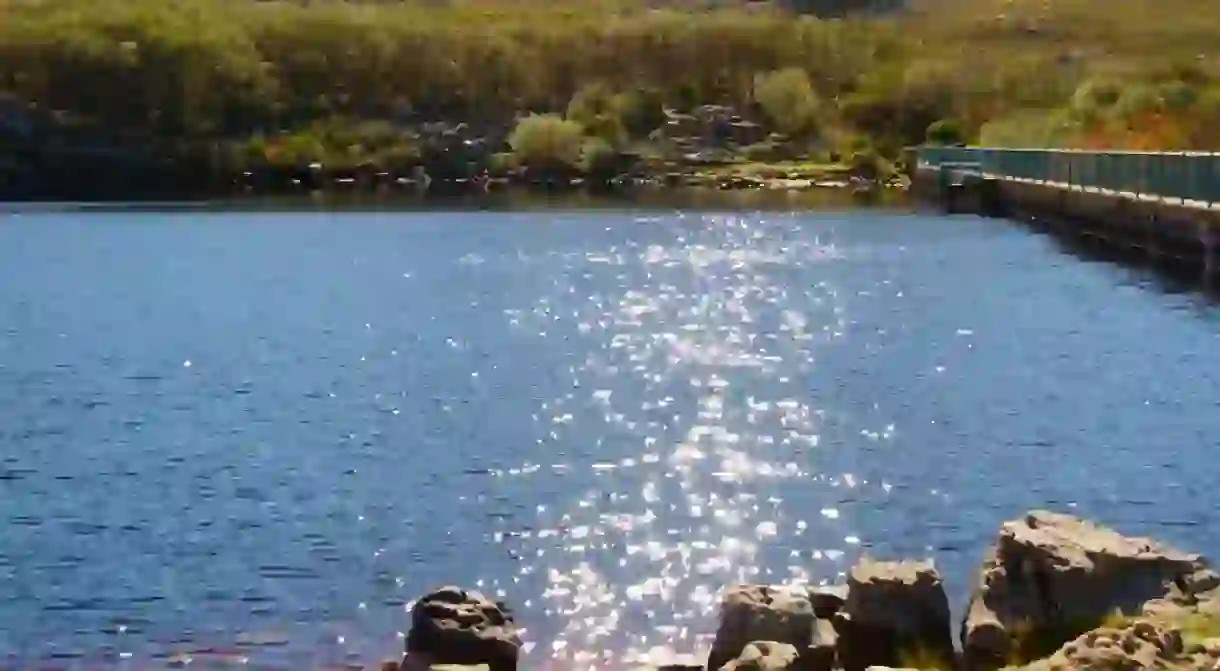 Natural reservoir at Silvermine Nature Reserve