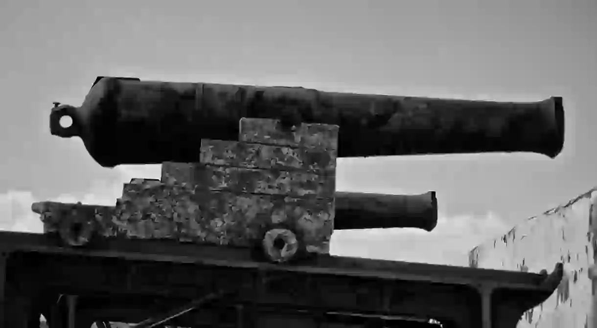 Canon at Fort Charlotte, Nassau, Bahamas