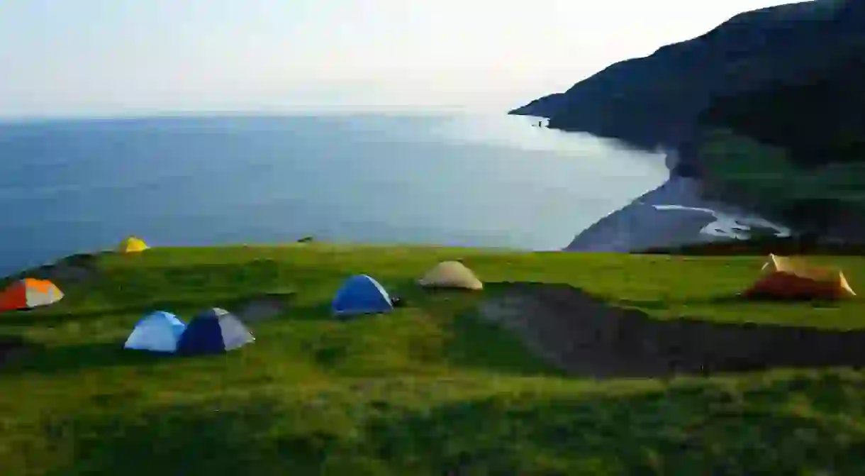 Camping in Cape Breton National Park, Nova Scotia