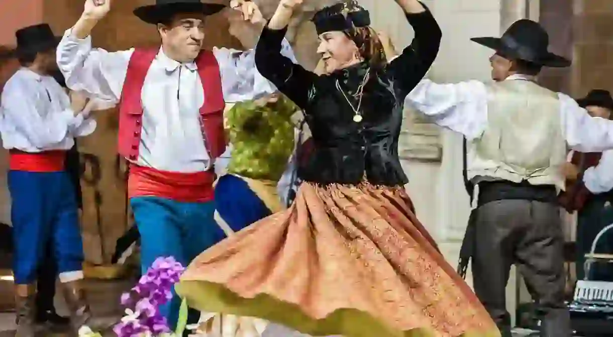 Traditional Portuguese folk dancing